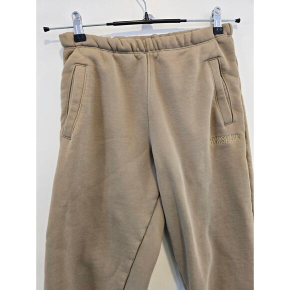 Gym Shark Brown Thick Pocketed Joggers Size XS Preloved - Picture 4 of 9